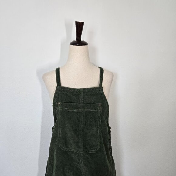 BDG URBAN OUTFITTER WOMEN'S Maya Corduroy Romper green Size Small NEW - Picture 5 of 8